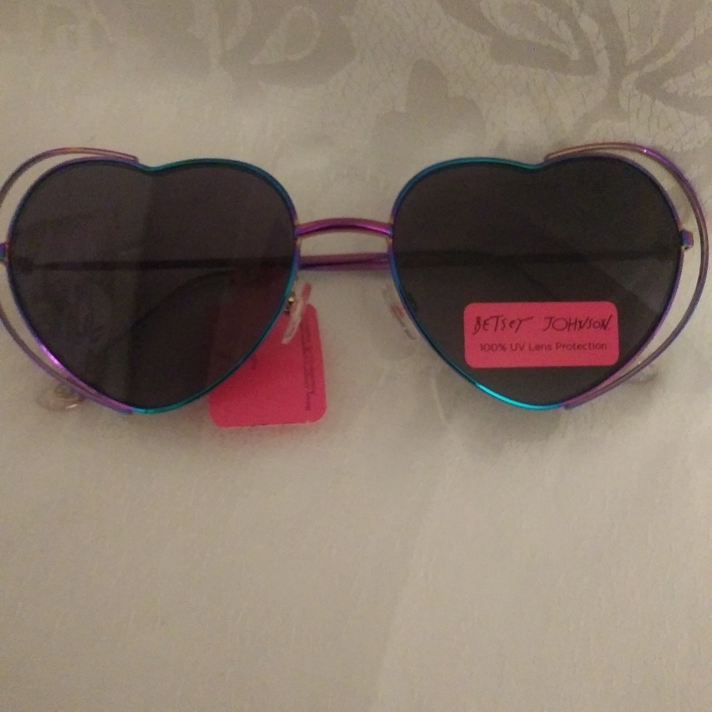 Betsey Johnson Open Heart Sunglasses